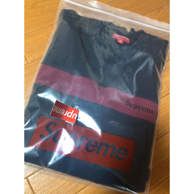 最高の 【ヤタロウ様専用】Supreme Panel Stripe Waffle T -Tシャツ