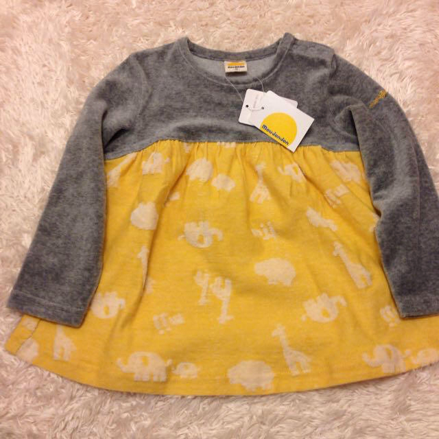 mou jon jon(ムージョンジョン)の新品ムージョンジョン★チュニック95 キッズ/ベビー/マタニティのキッズ服女の子用(90cm~)(その他)の商品写真