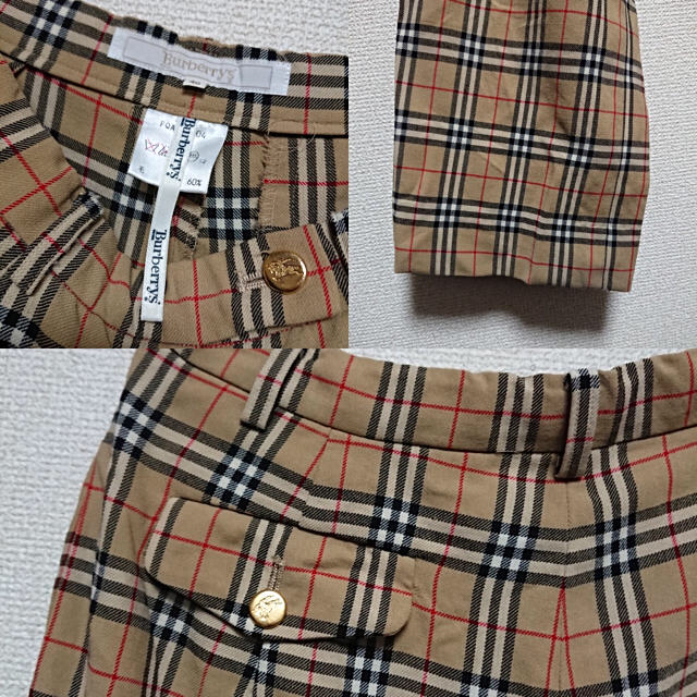 BURBERRY(バーバリー)の 90年代 バーバリー  90s Burberry チェック スラックス パンツ レディースのパンツ(カジュアルパンツ)の商品写真