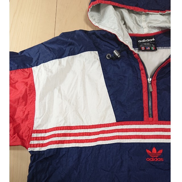 adidas ナイロン アノラックパーカー 80s 90s 古着