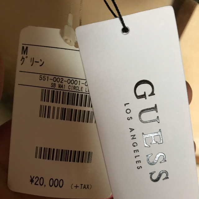 GUESS(ゲス)のguess スーパービッグシルエット サークルロゴ MA-1 メンズのジャケット/アウター(ブルゾン)の商品写真