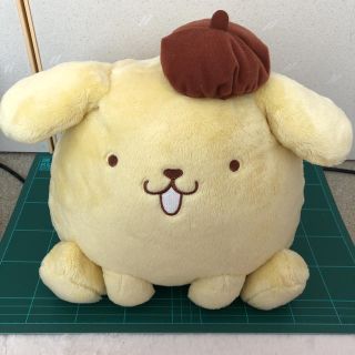 ポムポムプリン(ポムポムプリン)のポムポムプリン おすわりBIGぬいぐるみ(ぬいぐるみ)