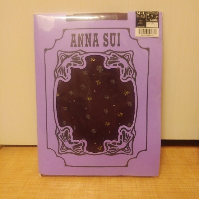 ANNA SUI(アナスイ)のANNA SUI☆２p Set☆猫ちゃんと花のタイツM～L レディースのレッグウェア(タイツ/ストッキング)の商品写真