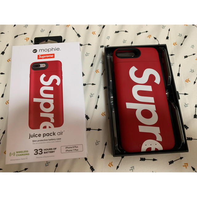 supreme iPhone 7 8 plusカバースマホ/家電/カメラ