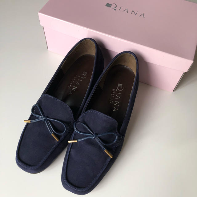 DIANA(ダイアナ)の★DAIANA 美品 ネイビー レディースの靴/シューズ(スリッポン/モカシン)の商品写真