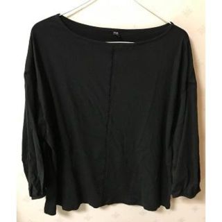 ユニクロ(UNIQLO)の★値引中★【UNIQLO】☆薄手のワッフルクルーネックＴ☆（サイズＬ）(カットソー(長袖/七分))