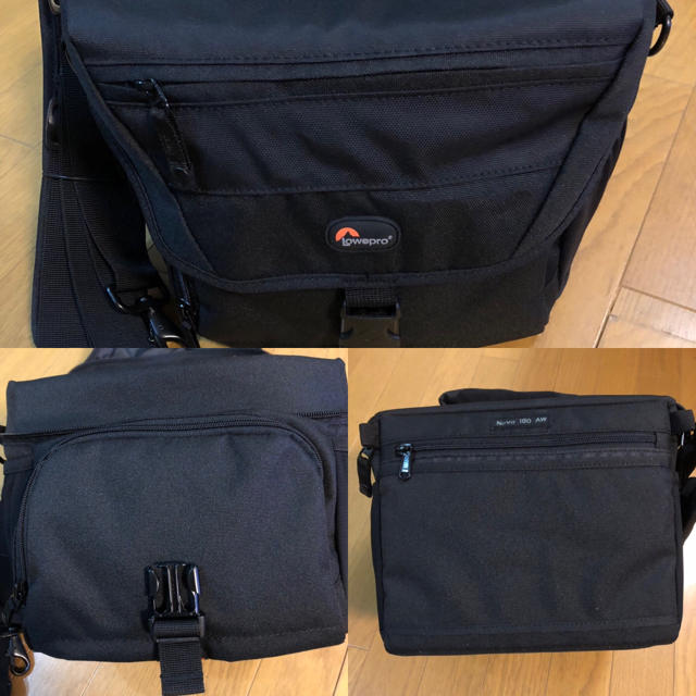 新品☆未使用 【Lowepro】 nova 180AW Ｂlack カメラバッグ スマホ/家電/カメラのカメラ(ケース/バッグ)の商品写真