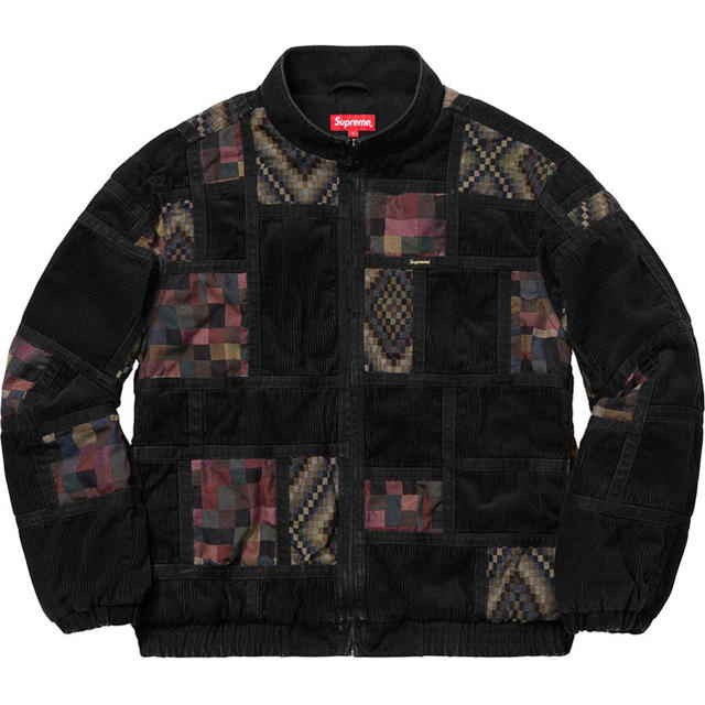 Supreme(シュプリーム)のCorduroy Patchwork Denim Jacket  Lサイズ メンズのジャケット/アウター(Gジャン/デニムジャケット)の商品写真