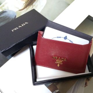 プラダ(PRADA)のPRADAサフィアーノパスケース(名刺入れ/定期入れ)