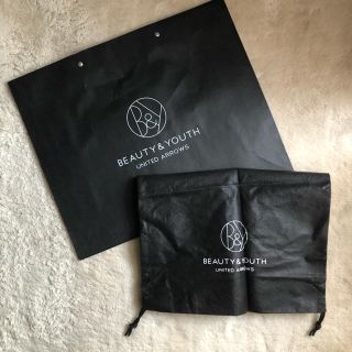 ビューティアンドユースユナイテッドアローズ(BEAUTY&YOUTH UNITED ARROWS)のビューティーアンドユースショップ袋+巾着(ショップ袋)