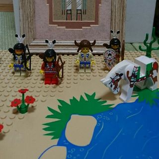 レゴ(Lego)のLEGO インディアン ミニフィグ(その他)