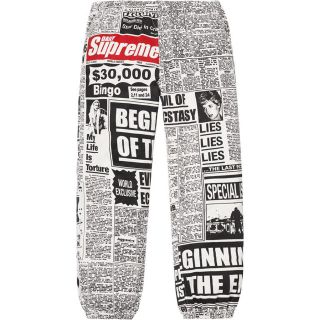 シュプリーム(Supreme)のM supreme Newsprint Skate Pant(ワークパンツ/カーゴパンツ)