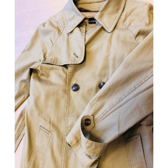 w closet(ダブルクローゼット)の｟W closet｠マキシ丈トレンチコート レディースのジャケット/アウター(トレンチコート)の商品写真