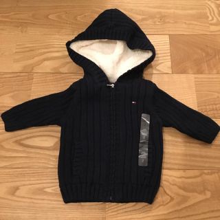 トミーヒルフィガー(TOMMY HILFIGER)の日本未入荷！ TOMMY HILFIGER ニットボアパーカー(ジャケット/コート)