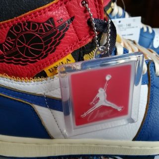 ナイキ(NIKE)のunion jordan1RETRO HIGH OG NRG ブルー(スニーカー)