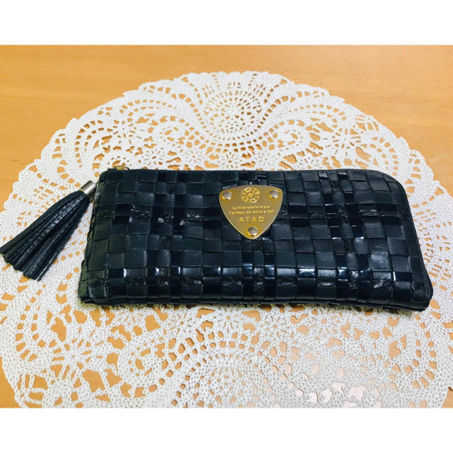 【美品】ATAO　❤️limo パイソン❤️　ネイビー　✳️お箱無