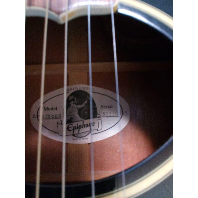 ★再値引き【美品】Gibson　(Epiphone ) EO-2BK  楽器のギター(アコースティックギター)の商品写真