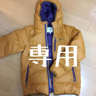 エーグル(AIGLE)のエーグル AIGLE ダウン レディース Sサイズ オレンジ(ダウンジャケット)