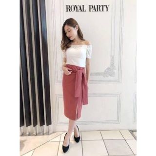 ロイヤルパーティー(ROYAL PARTY)のROYALPARTY ウエストマークタイトスカート(ひざ丈スカート)