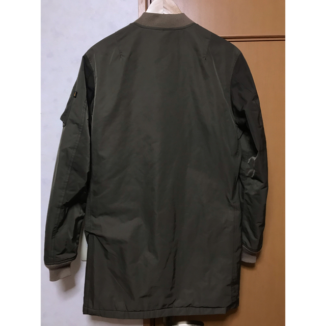 UNITED ARROWS(ユナイテッドアローズ)のALPHAロングMA-1 美品Mサイズ メンズのジャケット/アウター(フライトジャケット)の商品写真