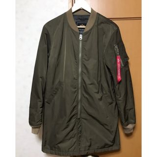 ユナイテッドアローズ(UNITED ARROWS)のALPHAロングMA-1 美品Mサイズ(フライトジャケット)