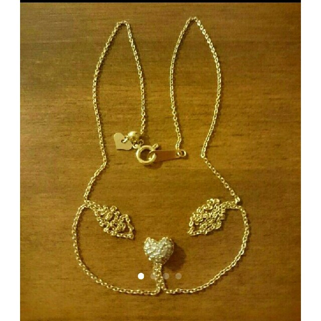 Hifumi Jewelry ハートパヴェネックレス ダイヤ ゴールド K18 消費税