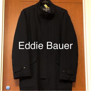 エディーバウアー(Eddie Bauer)のエディーバウアー メンズコート 黒 THERMO LITE(ステンカラーコート)