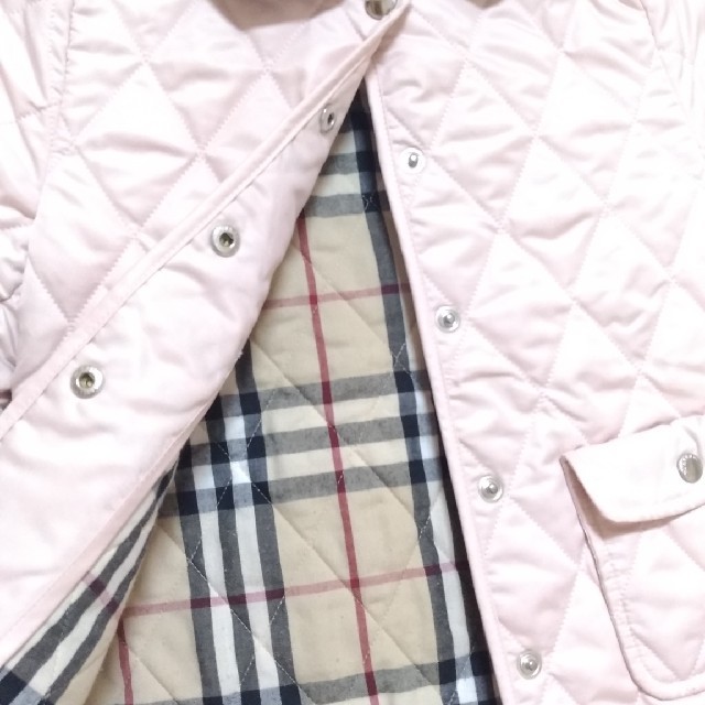 BURBERRY(バーバリー)の【最終お値下げしました】バーバリー　キルティングコート キッズ/ベビー/マタニティのキッズ服女の子用(90cm~)(コート)の商品写真