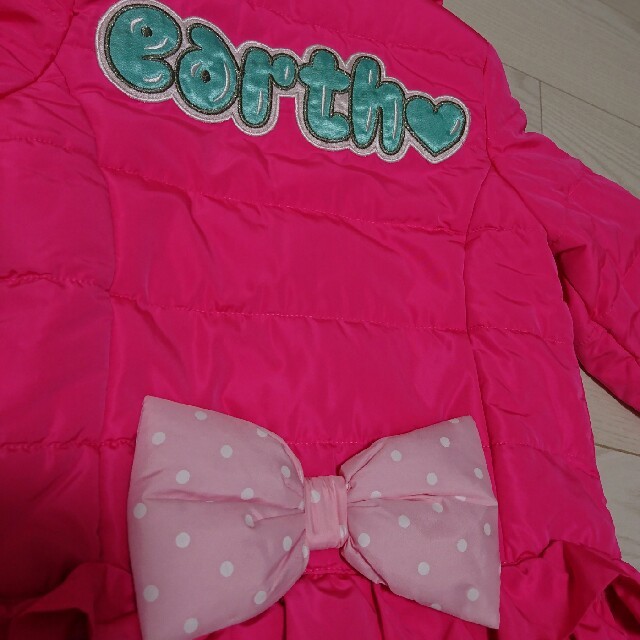 EARTHMAGIC(アースマジック)の極美品・アースマジック・アウター・ピンク・120 キッズ/ベビー/マタニティのキッズ服女の子用(90cm~)(ジャケット/上着)の商品写真