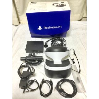 プレイステーションヴィーアール(PlayStation VR)の極美品 PS VR 新型 付属完備 Playstation 保証残約5ヶ月(その他)