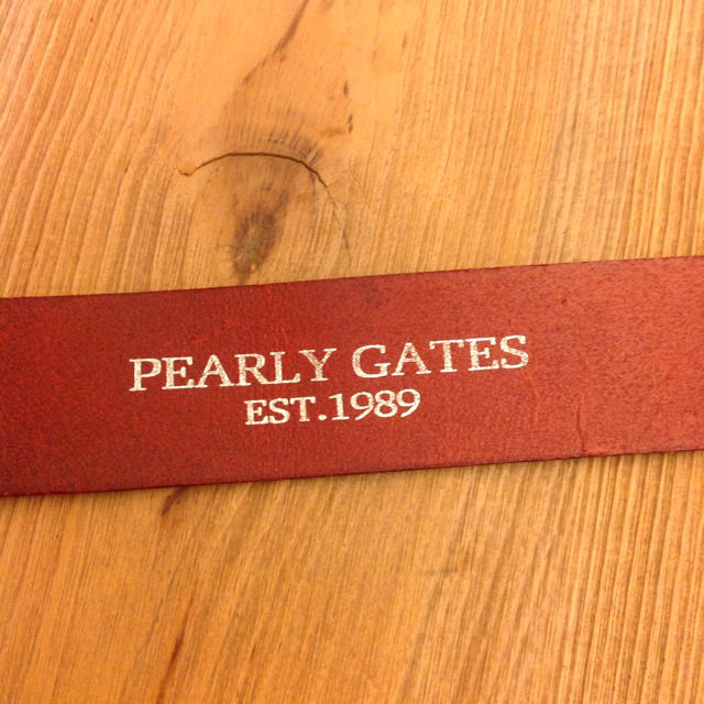 PEARLY GATES(パーリーゲイツ)のアルバトロス様専用 パーリーゲイツバックルベルト スポーツ/アウトドアのゴルフ(その他)の商品写真