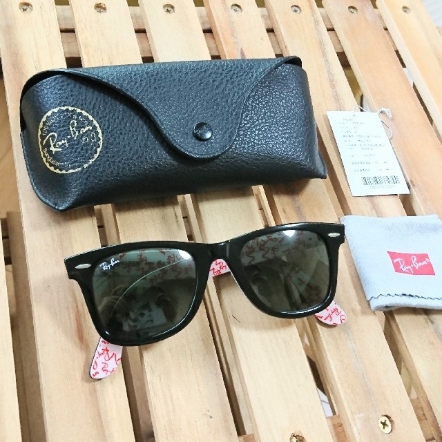 レア物 RayBan レイバン 総柄 ウェイファーラー サングラス