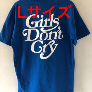 ジーディーシー(GDC)のgirl's don't cry popup 購入 Tシャツ サイズL 青(Tシャツ/カットソー(半袖/袖なし))