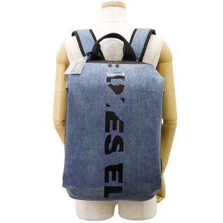 DIESEL - 【新品】ディーゼル バックパック スラッシュ ロゴ デニム