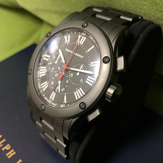 Ralph Lauren(ラルフローレン)のラルフローレン スポーティングクロノ フルセラミックRLR0236600  メンズの時計(腕時計(アナログ))の商品写真