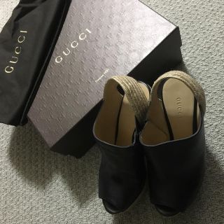 グッチ(Gucci)のGUCCI☆ウエッジブーティ(ブーティ)