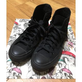 コンバース(CONVERSE)のコンバース ハイカット 黒 ★ 25cm(スニーカー)