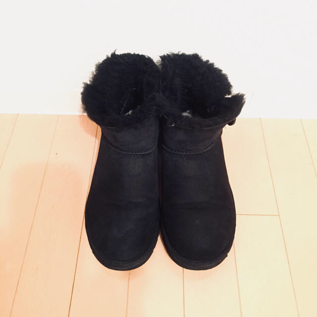 UGG ムートンブーツ 24センチ 黒