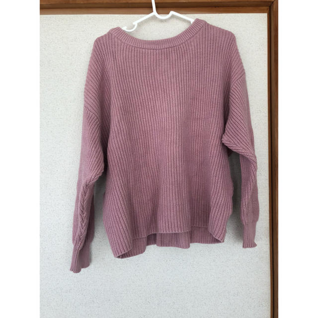 JEANASIS(ジーナシス)のpink knit レディースのトップス(ニット/セーター)の商品写真