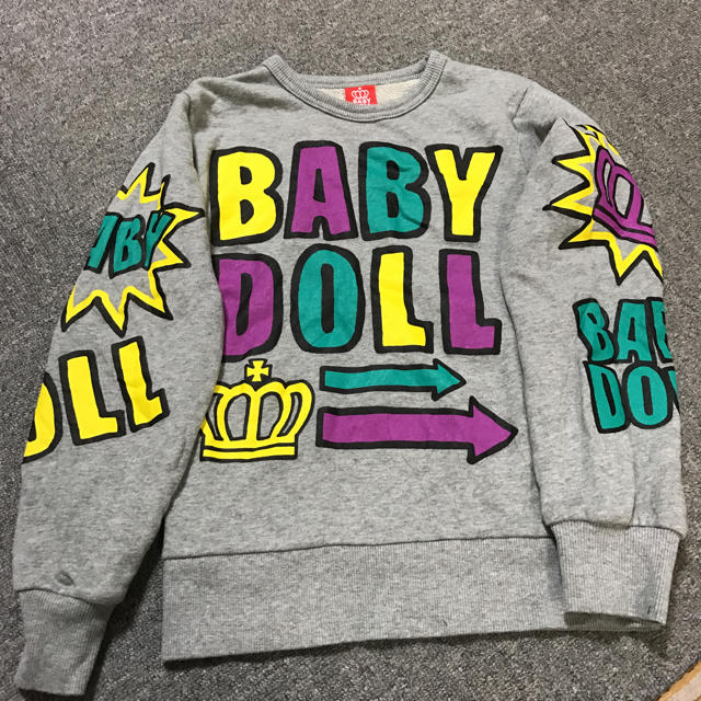 BABYDOLL(ベビードール)のBABYDOLLトレーナー 140cm キッズ/ベビー/マタニティのキッズ服男の子用(90cm~)(その他)の商品写真