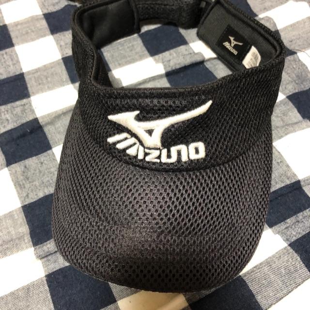 MIZUNO(ミズノ)のミズノ サンバイザー 黒 スポーツ/アウトドアのスポーツ/アウトドア その他(その他)の商品写真