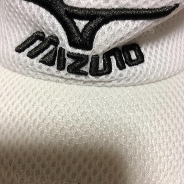 MIZUNO(ミズノ)のミズノ サンバイザー 白 スポーツ/アウトドアのスポーツ/アウトドア その他(その他)の商品写真