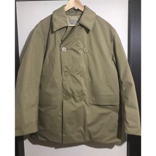 デサント(DESCENTE)の定価63720円 美中古 デサントポーズ ダウンPコート L ベージュ (ピーコート)