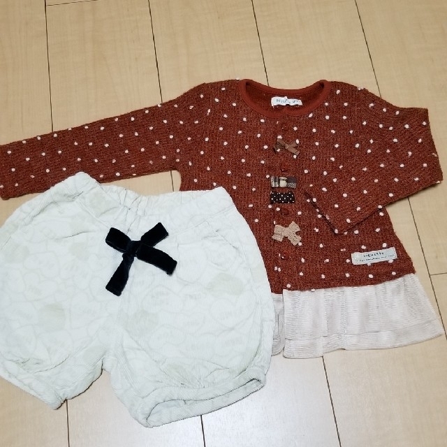 Biquette(ビケット)のブリーズ カボチャパンツ 90 キッズ/ベビー/マタニティのキッズ服女の子用(90cm~)(Tシャツ/カットソー)の商品写真