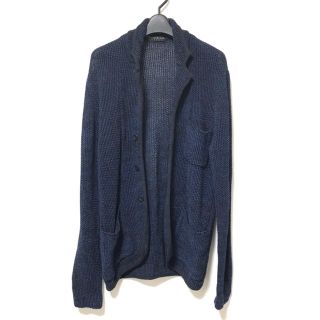 トゥモローランド(TOMORROWLAND)の定3.5万美品 トゥモローランドtricot  コットンウールニットジャケットL(ニット/セーター)