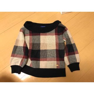 バーバリーブルーレーベル(BURBERRY BLUE LABEL)の再値下げ！21,000→6000円クレストブリッジ＊オフショルニット(ニット/セーター)