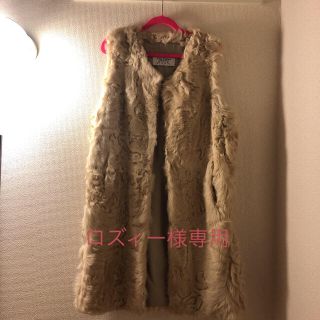 ホリデイ(holiday)のthe Dallas ザ・ダラス REAL FUR VEST リアルファーベスト(毛皮/ファーコート)