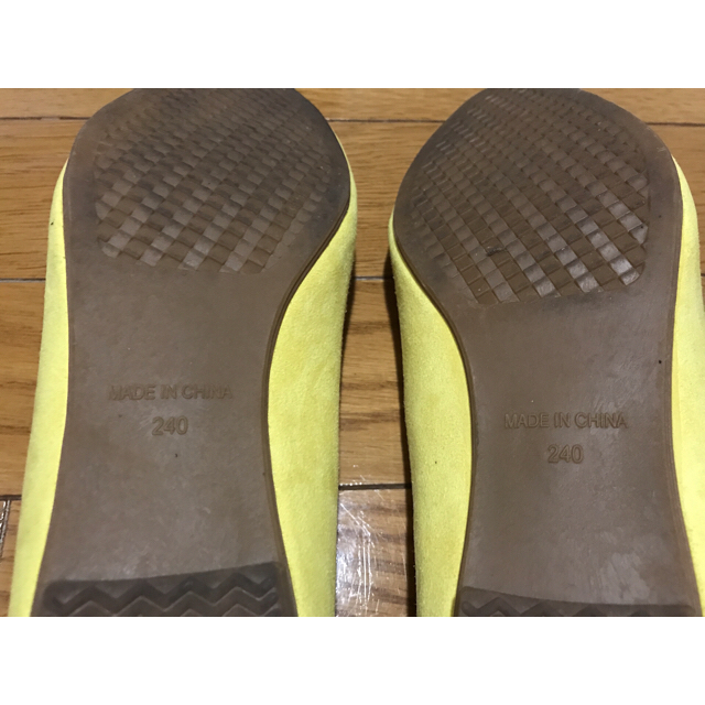 黄色 パンプス レディースの靴/シューズ(ハイヒール/パンプス)の商品写真