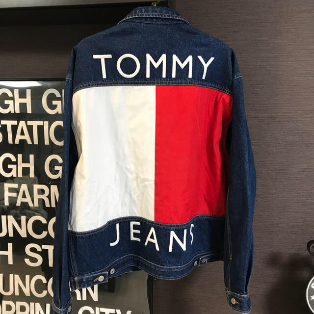 TOMMY HILFIGER - tommy  jeans big  flag denim jacket ★
