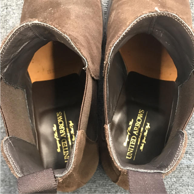 UNITED ARROWS(ユナイテッドアローズ)のユナイテッドアローズ スウェードサイドゴアブーツ メンズの靴/シューズ(ブーツ)の商品写真